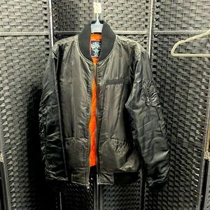 A little worn flight jacket